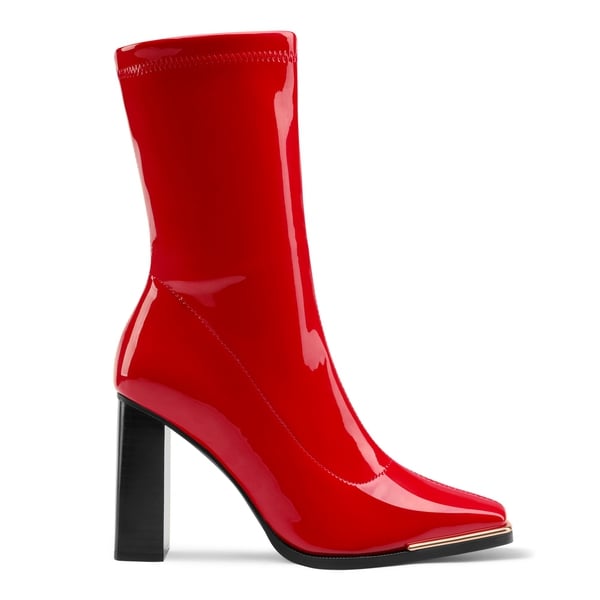 Square toe calf boots cheap